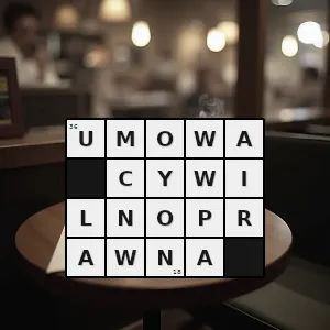 Hasło krzyżówkowe zgodne porozumienie dwóch lub więcej stron ustalające ich wzajemne prawa lub obowiązki - umowa cywilnoprawna – rozwiązanie, synonimy, podpowiedzi i definicje krzyżówkowe